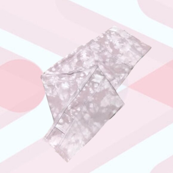 🌸3/$30 🌸Old Navy Tie Dye Pink Mauve Tights with Fun Leg Detail - Picture 11 of 11